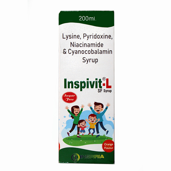 Lysine, Pyridoxine, Niacinamide & Cyanocobalamin Syrup